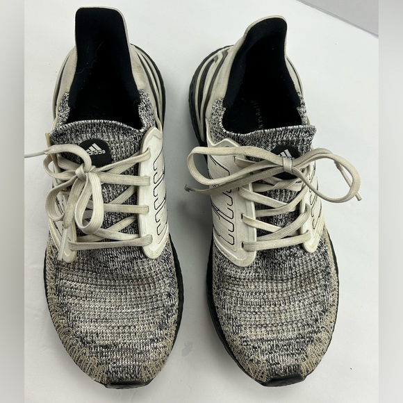 Adidas Ultraboost 20 White/Black Women’s Running Shoe Size 8.5 - Picture 5 of 8